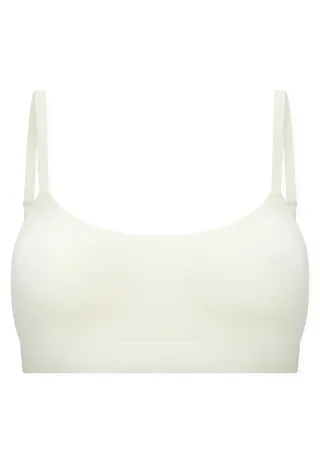 SCHIESSER - Bustier mit herausn. Pads off-white - Gr. - 38