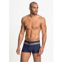 bonprix Badehose mit Bindeband am Bund, bequeme Passform, mit Kontraststreifen