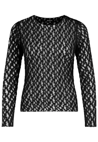 Authentic Style - RE9CIGxhbmdhcm0gQmx1c2UgQWxsb3ZlciBQcmludA== Schwarz - Gr. - S