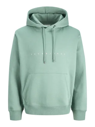 JACK&JONES - JJESTAR JJ SWEAT HOOD NOOS Mineral Blue - Gr. - L