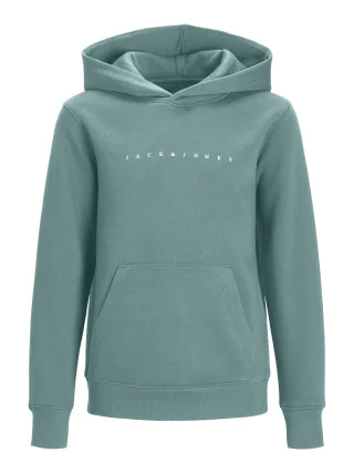 JACK&JONES - JJESTAR JJ SWEAT HOOD NOOS JNR Mineral Blue - Gr. - 176
