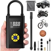 AIBISTAR Akku-Luftpumpe Elektrische Tragbare Luftpumpe,Mini Kompressor,luftpumpe für fahrrad, Akku-Luftpumpe Elektrische,Mini Kompressor,luftpumpe für fahrrad