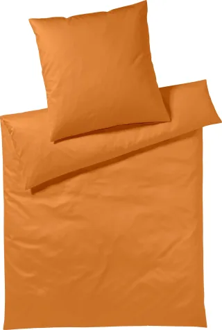 Yes for Bed Bettwäsche "Pure & Simple Uni in Gr. 135x200, 155x220 oder 200x200 cm" 3 Stk. Bettwäsche aus Baumwolle, zeitlose Bettwäsche mit seidigem Glanz
