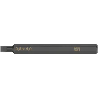 Wera 800 S Schlitz Bits für Schlagschraubendreher - 05018140001