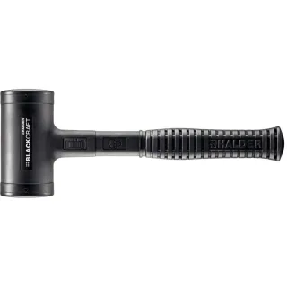 HALDER BLACKCRAFT - Schonhammer mit bruchsicherem Stahlrohrstiel, ergonomisch und rutschsicher - 3379.060