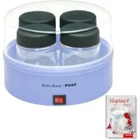 Betty Bossi Joghurtbereiter Mini-Jogurtino 4 Portionen mit Gläser + Deckel