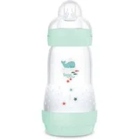 MAM Babyflasche Easy Start Baby Weithalsflasche mit SkinSoft Trinksauger