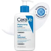 Cerave Körperlotion mit Pumpspender, Intensive Pflege für trockene bis sehr trockene Haut Geeignet bei Neurodermitis, 236 ml, Feuchtigkeitscreme Hyaluron und 3 essenziellen Ceramiden