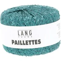 LANG YARNS PAILLETTES Häkelwolle, 112 m (25 Gramm), glänzendes Effektgarn mit Pailletten von Lang Yarns