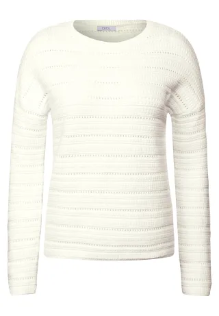 CECIL - Strickpullover vanilla white - Gr. - XL
