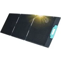 enjoy solar Solarmodul Faltbar Faltbares Solarpanel Solartasche 100W-200W, 12V/400W, 31.9V, Monokristallin, Design für Unterwegs, hohe Schutzleistung