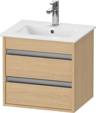 Duravit Ketho Waschtischunterbau wandhängend Natur Eiche Matt 500x412x480 mm - KT644403030 KT644403030