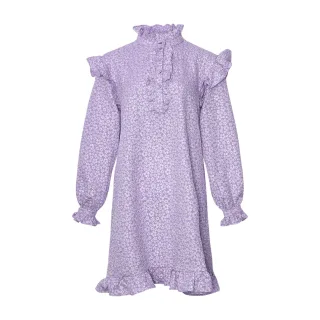 Reno Ruby Rüschenkleid in Flieder