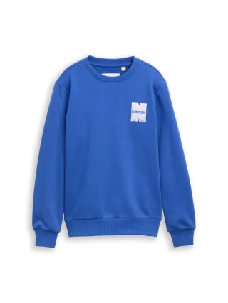 tom tailor kids - Sweatshirt mit Badge-Detail beau blue - Gr. - 164