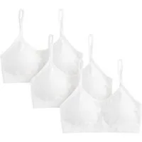 Next Crop-Top Nahtlose Kurztops mit leichten Pads im 3er-Pack (3-tlg)