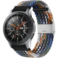 BTTO Uhrenarmband Nylonband Elastisches Armband 20 mm/22 mm, 6 Farben Uhrenarmband, SmartWatch-Armband für Samsung Galaxy Watch/Huawei Watch/Garmin/Fossi