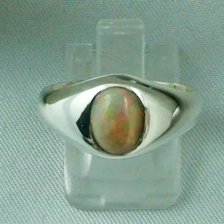 925er Damen-Silberring, 0,92 ct Welo Opal, Opalring