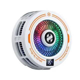 H7 Smart Semiconductor Phone Cooler Radiator with Ai intelligent Temperature Control Digital Display RGB Light Magnetic