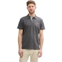 TOM TAILOR Poloshirt mit Knopfleiste und Logo