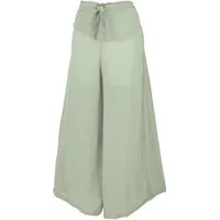 Guru-Shop Relaxhose Boho Hosenrock, weite Sommerhose aus Krepp.. Ethno Style, alternative Bekleidung