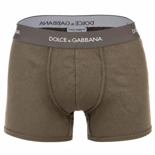 Dolce & Gabbana Boxershorts mit feinem Rippstrick