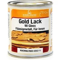 BORMA Lack Goldlack, Hochglänzender Goldeffektlack – wetterfest & UV-beständig