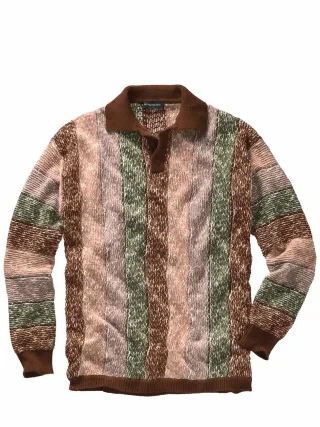 Mey & Edlich Herren Banco-Gelato-Polo Braun 100 % Baumwolle