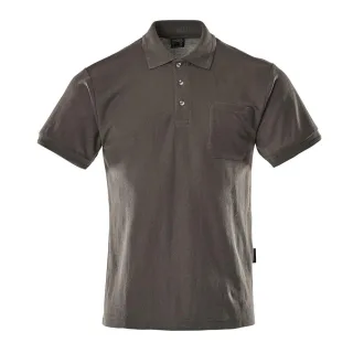 MASCOT Borneo Polo-Shirt mit Brusttasche CROSSOVER Dunkelanthrazit S - 00783-260-18-S