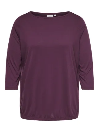 ONLY CARMAKOMA - CARCARLINNE 3/4 BOATNECK TOP JRS Fig - Gr. - 48