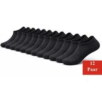 EloModa Sportsocken Sportsocken Herren mit Frottee-Sohle – Atmungsaktiv & Gepolstert für (12-Paar) Dämpfung