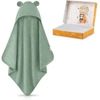 Fuchs & Panda Kapuzenhandtuch Kapuzenhandtuch Baby EXTRA dick, warm & weich aus 100% Bambus, 100% Bambus: Antimikrobiell, Atmungsaktiv, Hypoallergen, Superweich