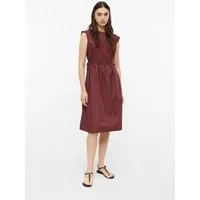 s.Oliver Midikleid Kleid Midi-Kleid mit regulierbarer Taille und Seitentaschen