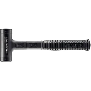HALDER BLACKCRAFT - Schonhammer mit bruchsicherem Stahlrohrstiel, ergonomisch und rutschsicher - 3379.040