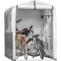 SoBuy Gerätehaus KLS11, Fahrradschuppen für Regenschutz Terrasse Motorrad Garage, Fahrradgarage Geräteschuppen Fahrradgarage, UV-Schutz Regenschutz