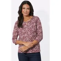 Sieh an! T-Shirt Rundhals-Shirt 3/4-Arm