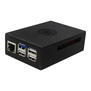 Orange Pi 5 Max Case with Fan Active Passive Cooling Metal Shell Optional Antenna Aluminium Heatinks