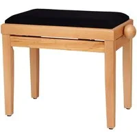 Classic Cantabile Klavierbank DP Pianobank - Höhenverstellbar von 47 bis 56 cm (Hochwertiger Sitzkomfort, 1-St., Sitzfläche 55 x 32 cm), Leichtgängige Spindelmechanik
