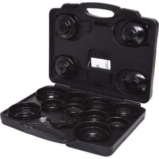 KS Tools 3/8" Ölfilterschlüssel-Satz, 16-tlg - 150.9310