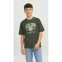 Jack & Jones Junior T-Shirt JJMAKO TEE SS CREW NECK JNR mit coolem Frontprint