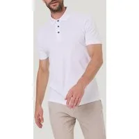 Pioneer Authentic Jeans Poloshirt mit Logostickerei