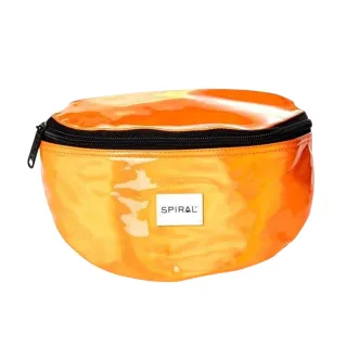 Spiral - Gürteltasche, Marmoriert (Orange)