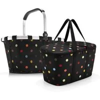 REISENTHEL® Einkaufskorb Set aus carrybag und coolerbag, Einkaufskorb Isotasche Picknick Thermotasche