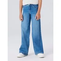 Name It Weite Jeans NKFPOLLY X-WIDE JEANS 3057-FR NOOS Baumwollmischung, Wide Fit an den Beinen, leichter Used Look