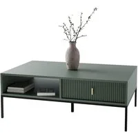 Lookway Couchtisch MIDNIGHT mit Schublade auf Gestell, Breite 104 cm