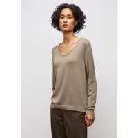STREET ONE V-Ausschnitt-Pullover Feinstrick