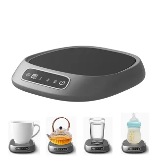 IPRee USB-Powered Smart Beverage Heating Pad with 3-Speed Adjustable Temperature Control, 3-Beep Alert System & Auto Shu