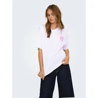 ONLY T-Shirt ONLROLLING STONES (1-tlg) Plain/ohne Details