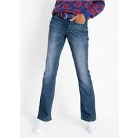 bonprix Bootcut-Jeans Regular Fit Passform, im klassischen 5-Pocket-Stil