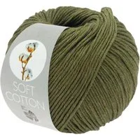 LANA GROSSA SOFT COTTON Häkelwolle, 140 m (weiches, vielseitiges Garn für höchsten Tragekomfort), 50 g