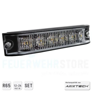 Frontblitzerset ID6 ECE R65 Hochleistungs LED blau (ECE-R65)